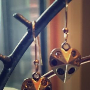 Vintage Patricia Locke gold tone earrings